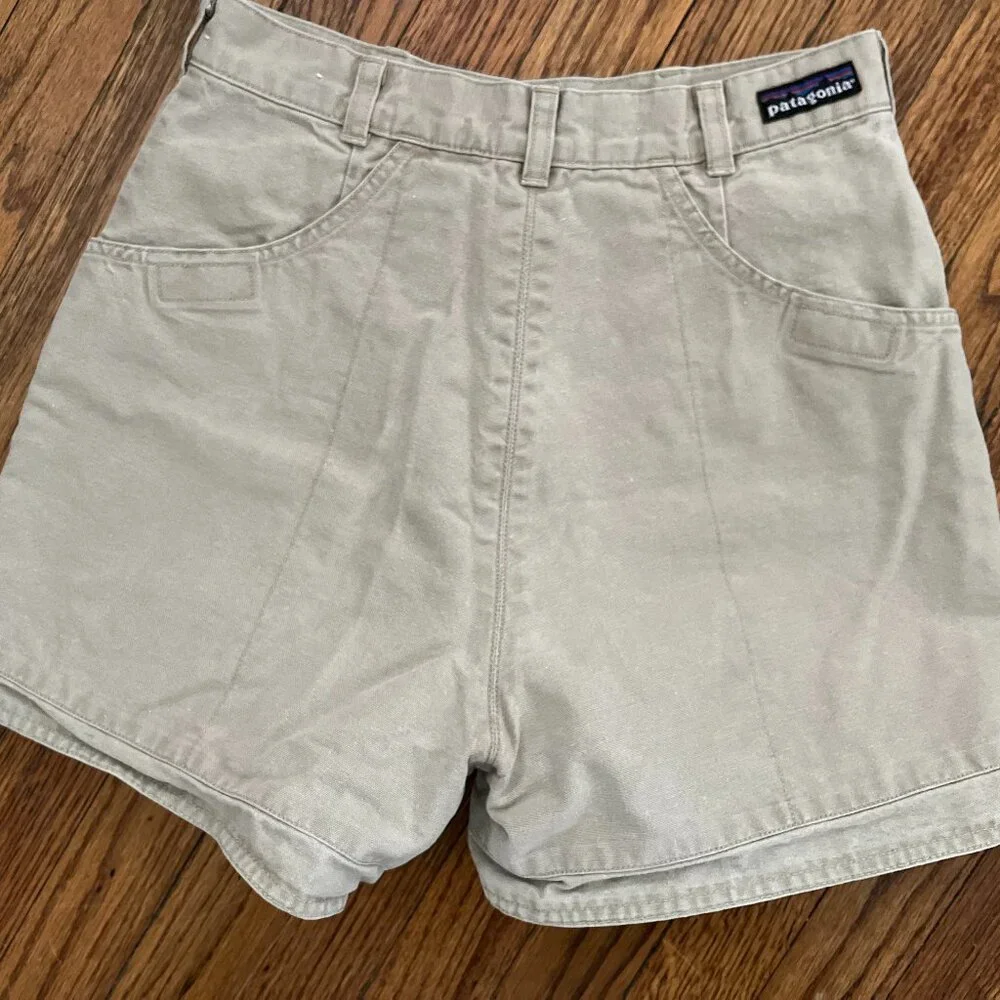 vintage 80s patagonia stand up bb blue acid wash high 26 waist short - Picture 2 of 11